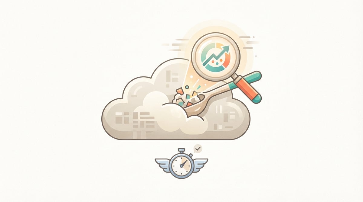 Preview report results faster with data sampling in Cloud Analytics
