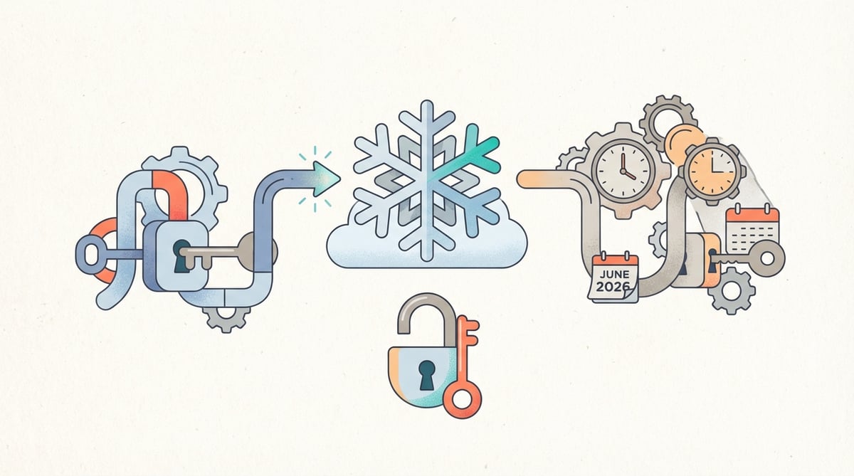 Snowflake Intelligence update: Key-pair authentication now required for new connections + existing connections must migrate by June 2026