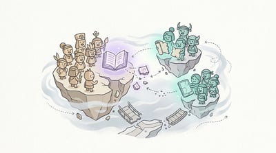 Knowledge becomes tribal and fragmented